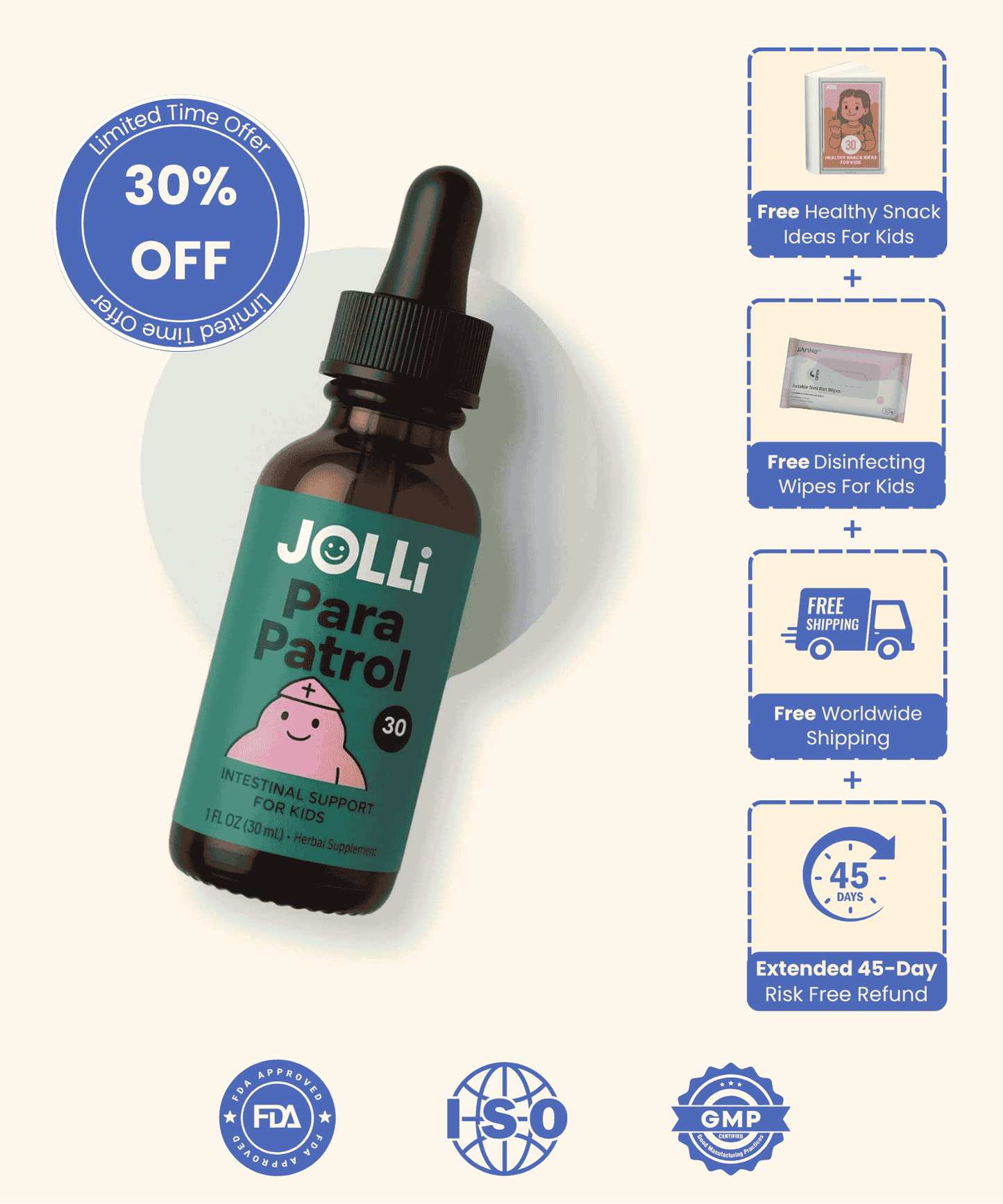 JOlli ParaPatrol™ - Natural Liquid Cleanse For Kids